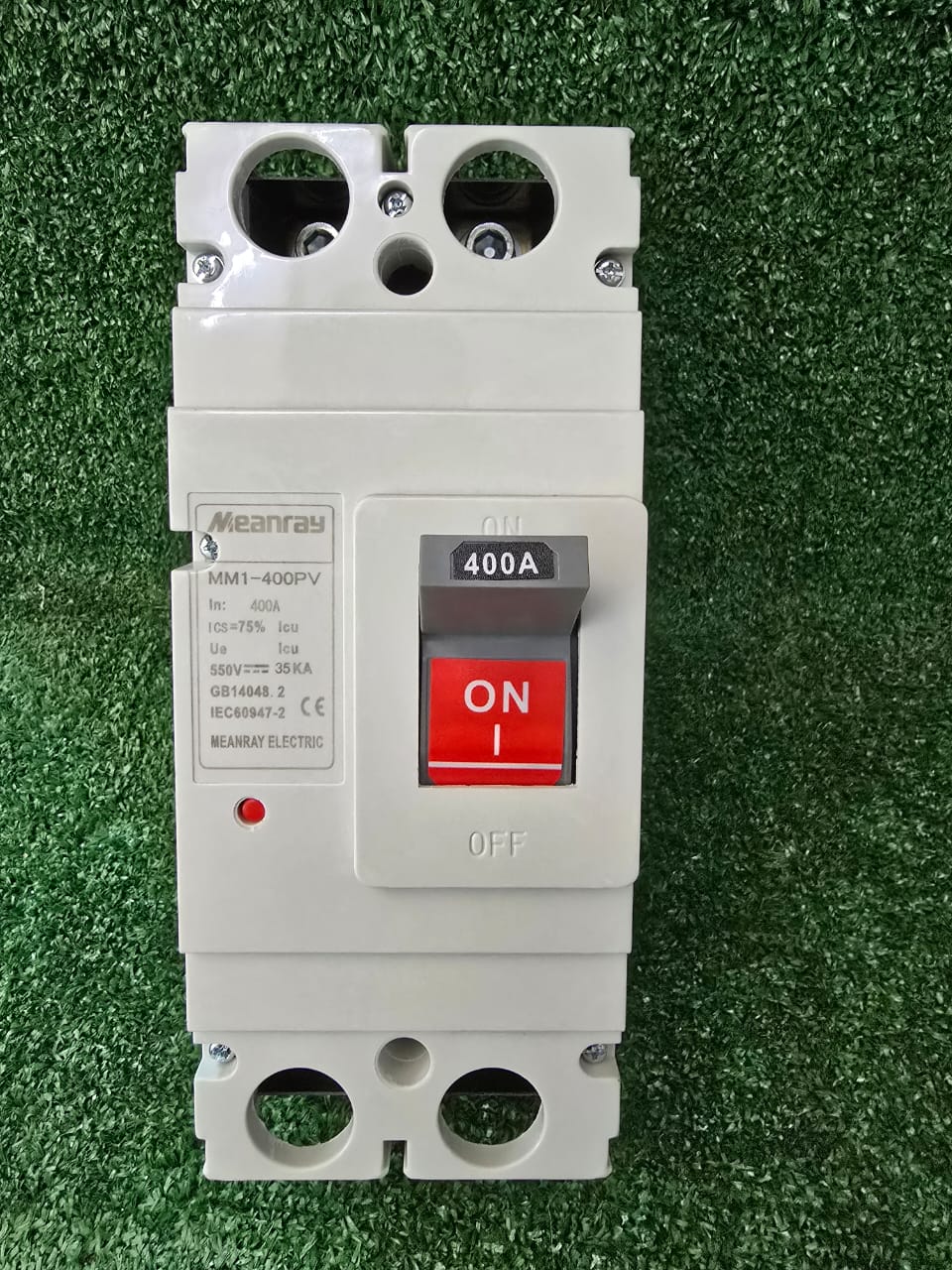 400A 2 pole DC MCCB for battery to inverter disconnect